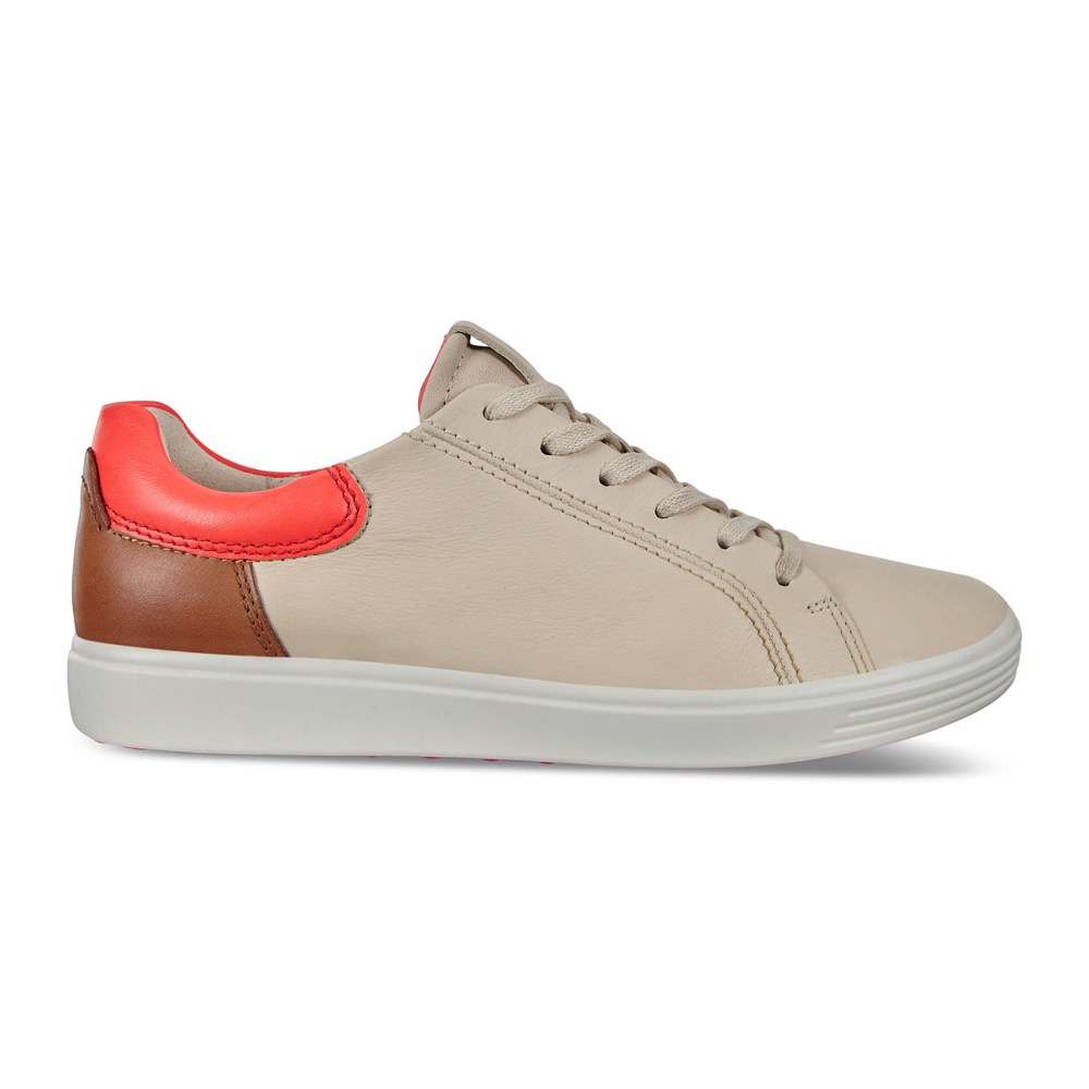 ECCO Womens Sneakers Beige - Soft 7 Street - VBK-682415